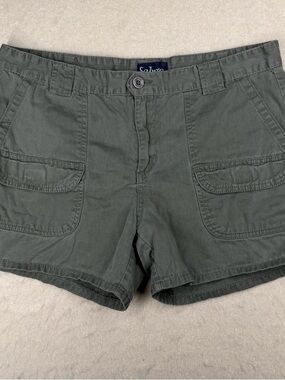 Sabree Olive Utility Cargo Shorts - Women